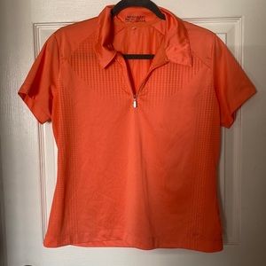 Nike Golf Orange Active Polo Large